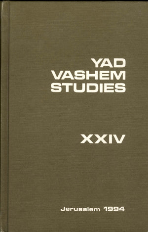 Yad Vashem Studies: Volume XXIV