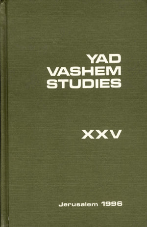 Yad Vashem Studies: Volume XXV