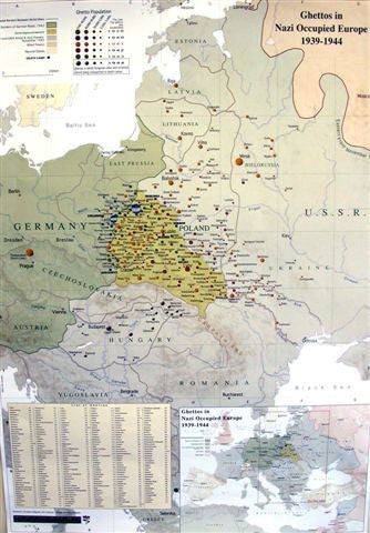 Map of the Ghettos