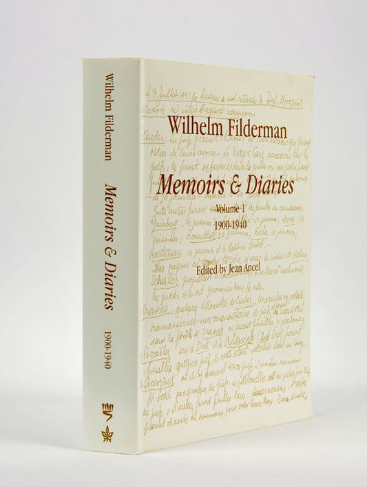 Wilhelm Filderman: Memoirs and Diaries, volume 1 – 1900-1940