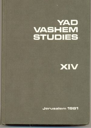 Yad Vashem Studies: Volume XIV