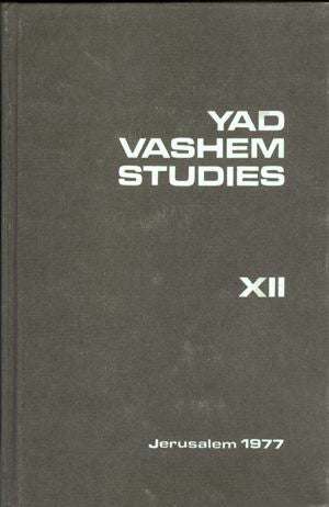 Yad Vashem Studies: Volume XII