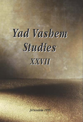 תמונה של Yad Vashem Studies: Volume XXVII