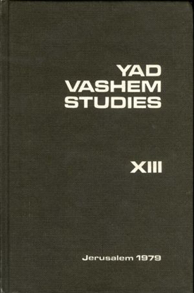 תמונה של Yad Vashem Studies: Volume XIII