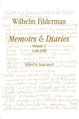 תמונה של Wilhelm Filderman: Memoirs and Diaries, volume 2 – 1940-1952