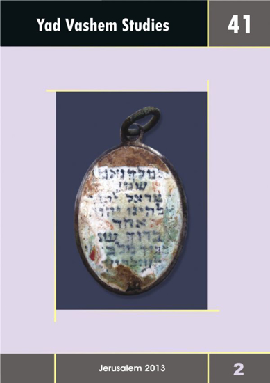 Picture of Yad Vashem Studies: Volume 41 [2]
