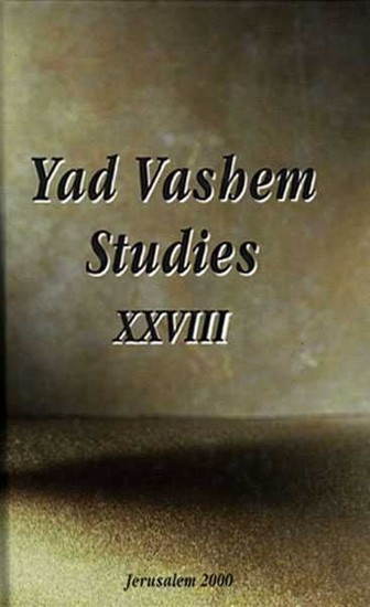 Picture of Antisemitism in Tourist Facilities in Yad Vashem Studies, Volume XXVIII