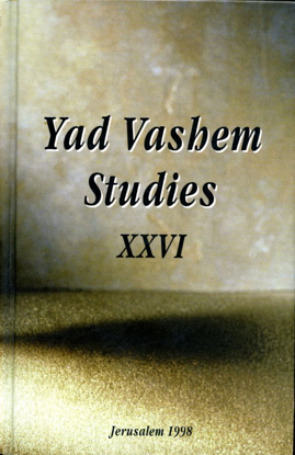 Picture of The Holocaust at Nuremberg in Yad Vashem Studies, Volume XXVI