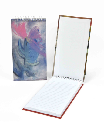 Picture of Set of 2 Notebooks + Bookmark "Flower" - English